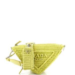 Prada Triangle Logo Zip Crossbody Bag #202248P12B